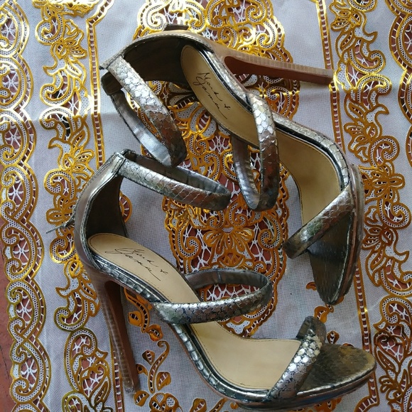 Badgley Mischka Shoes - Badgley Mischka Mark & James Metallic Heels